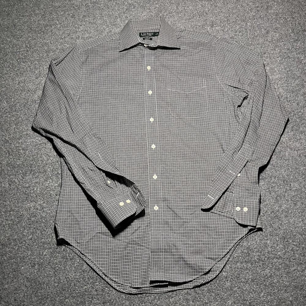 Ralph Lauren Shirt Mens 15 34/35 Classic Fit Long Sleeve Button Up Non Iron